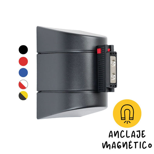 cinta retractil de pared con aanclaje magnetico