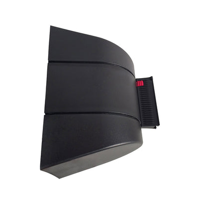 Cinta retráctil para Pared de 10 metros. ABS negro