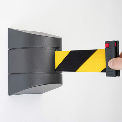 Cinta retráctil para Pared de 10 metros. ABS negro