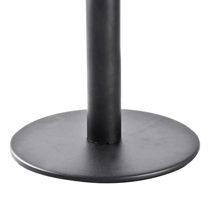 base plana poste separador negro con cinta 