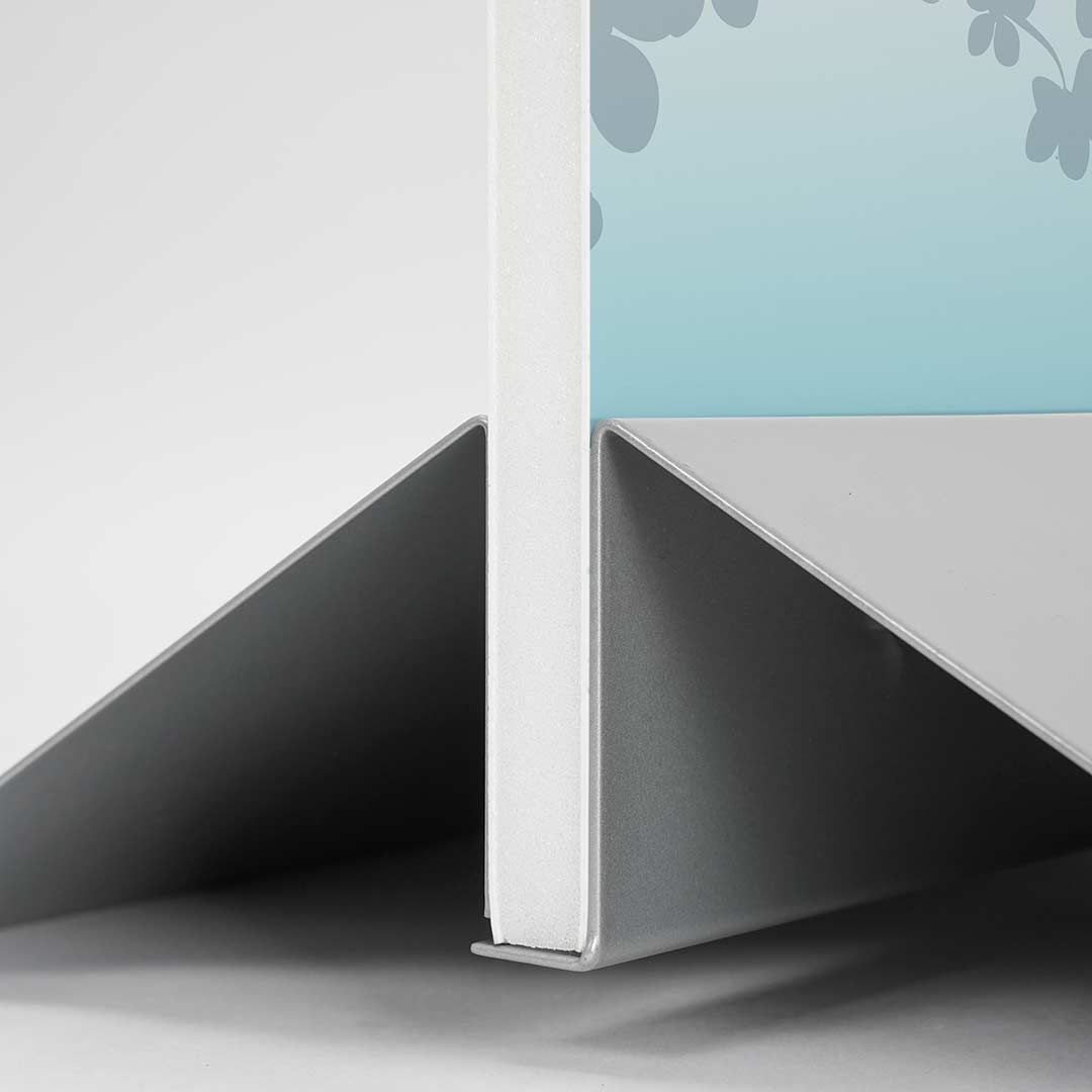 Base soporte de metal para paneles rigídos