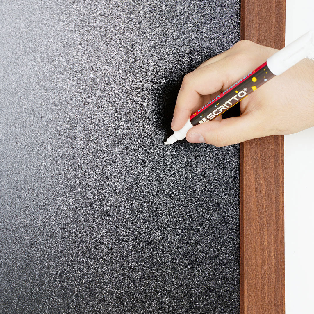 pizarra negra de pared escrivible