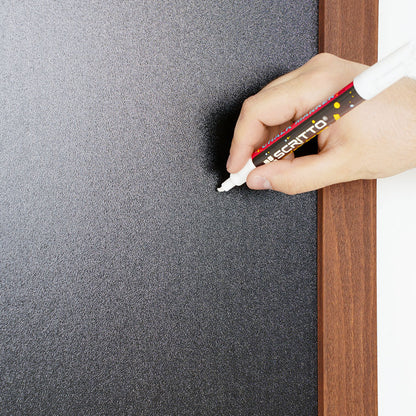 pizarra negra de pared escrivible