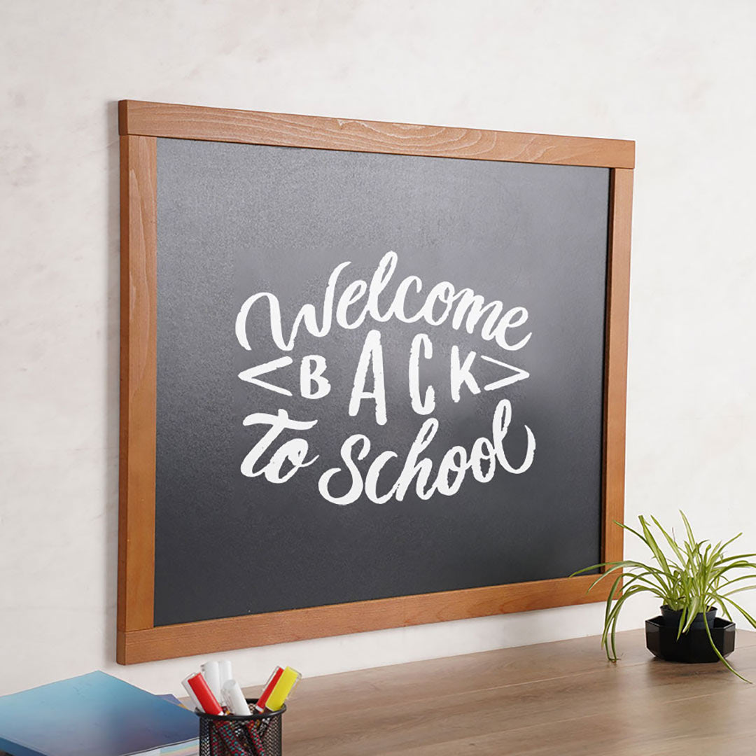 pizarra negra de pared para escuela