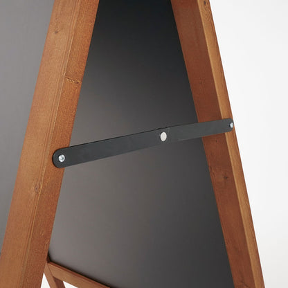 pizarra caballete negra doble cara