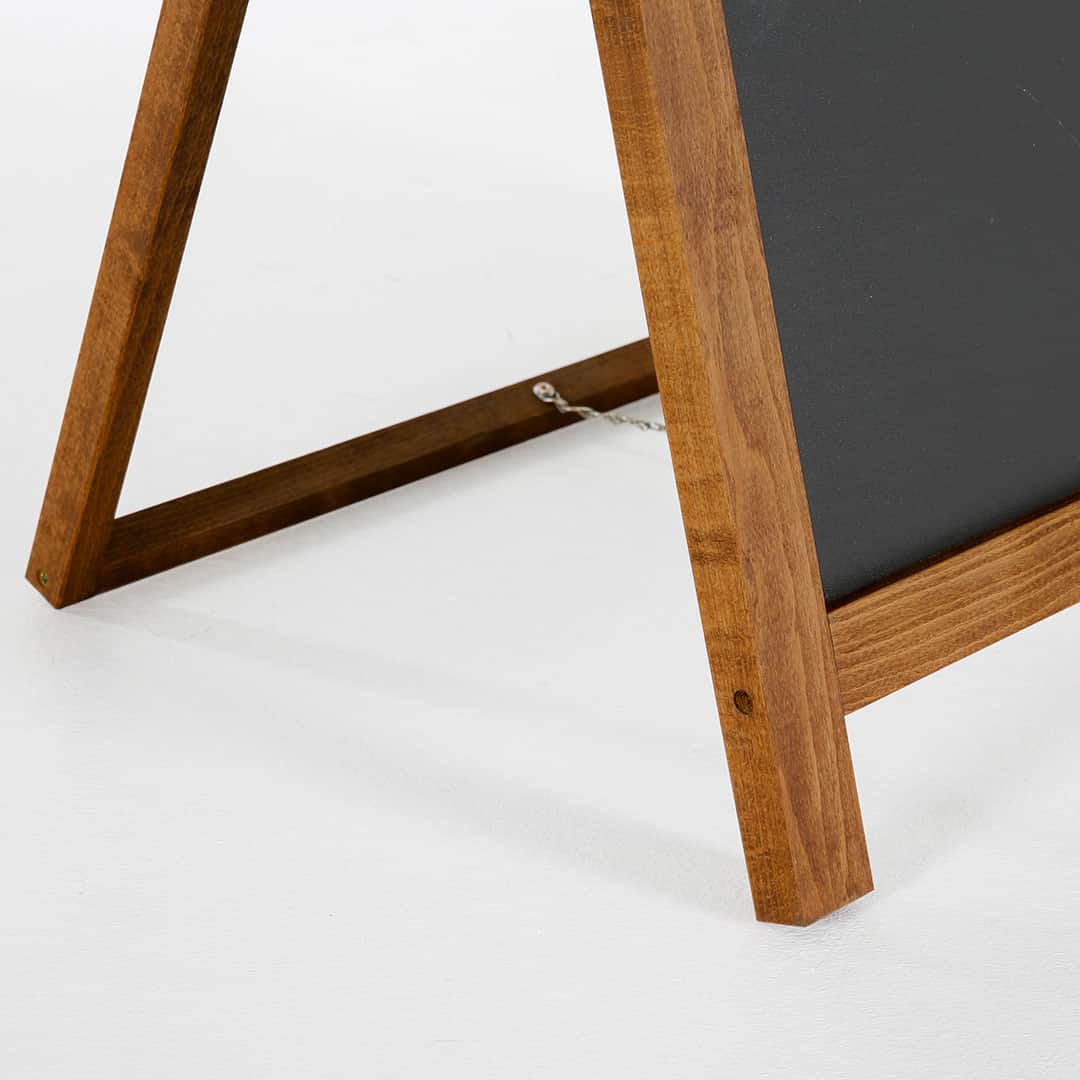 Pizarra Negra de Pie Reversible para Exterior Bar