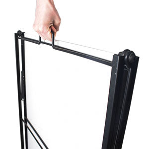 caballete publicitario plegable