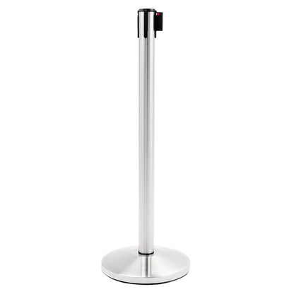 poste separador con cinta retráctil 