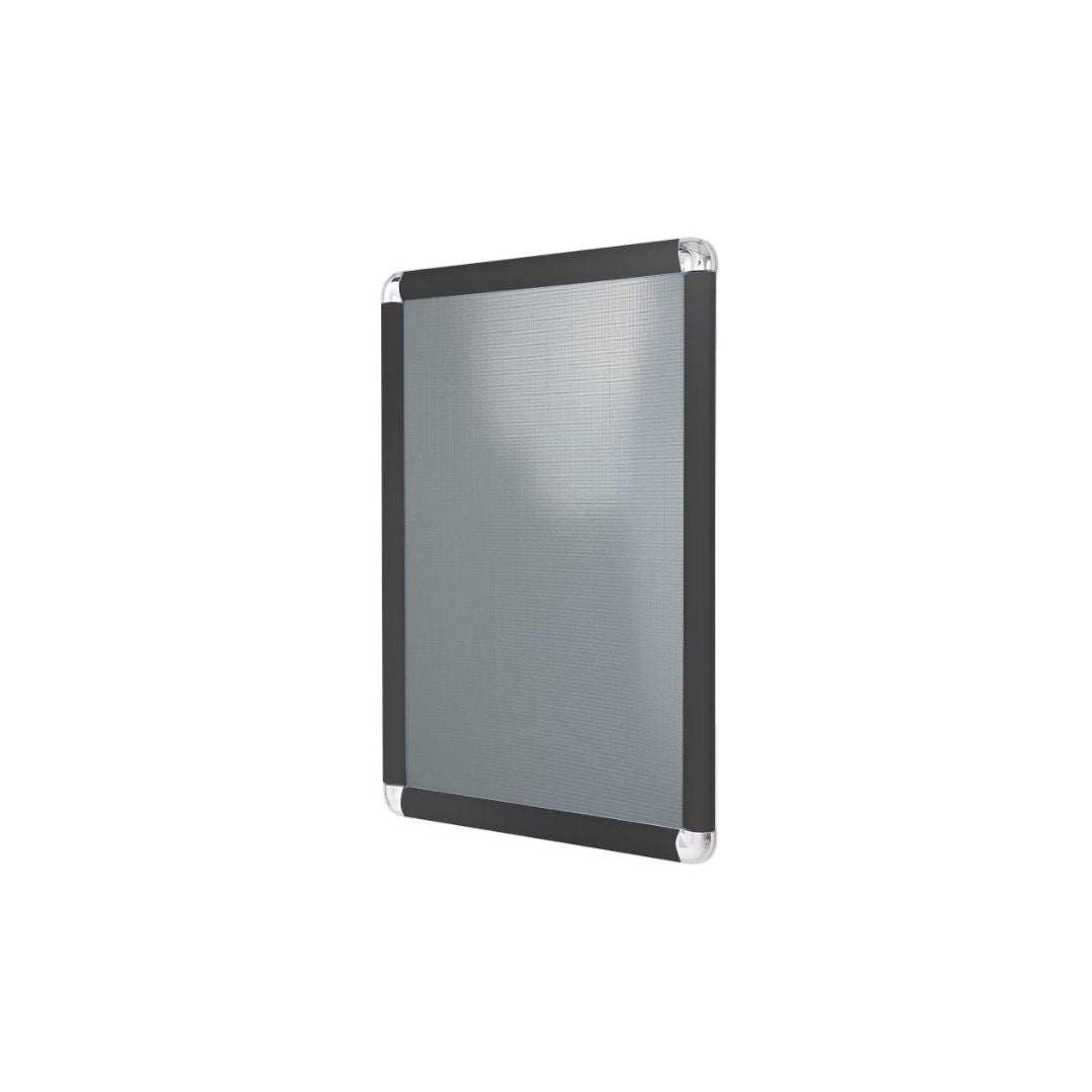 Marco Publicitario de Aluminio Negro con Perfil de 25 mm