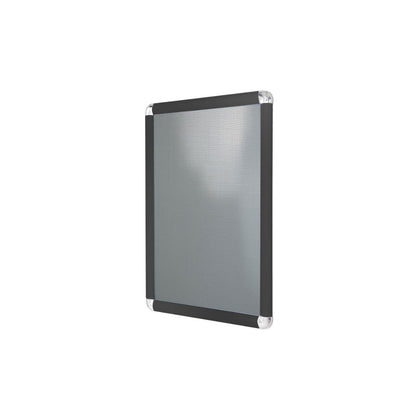 Marco Publicitario de Aluminio Negro con Perfil de 25 mm