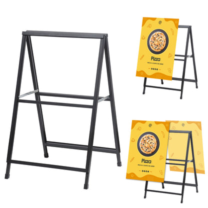 caballete publicitario de doble cara