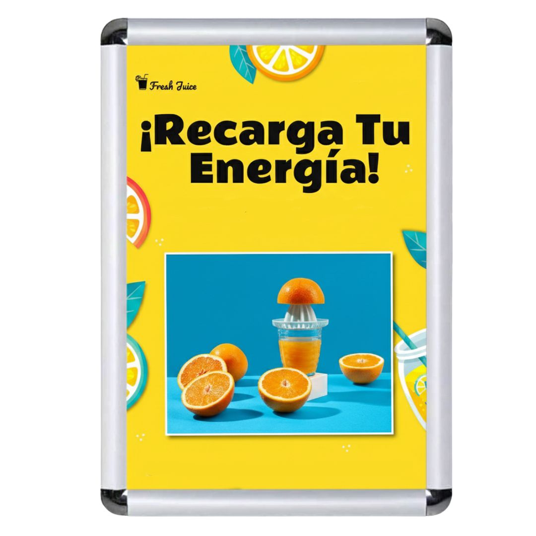 marco abatible de aluminio