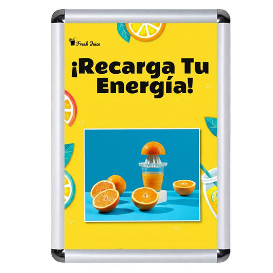 marco abatible de aluminio