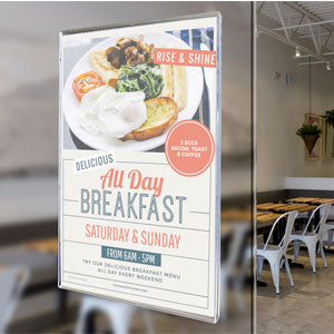 expositor portagrafica en metacrilato para tienda 